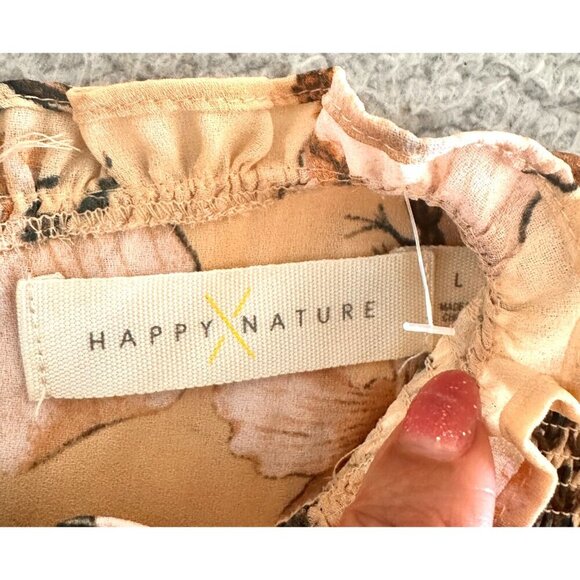 Happy x Nature Dress Smocked Floral By Kate Hudson Blush Pink - Picture 5 of 16